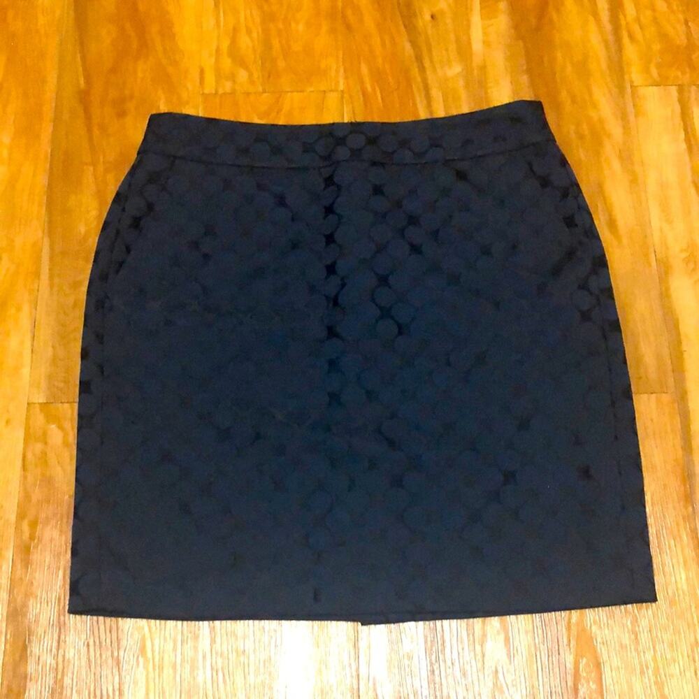 Banana Republic Navy Polka Dot Skirt Size 10